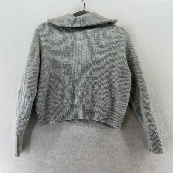 Quince Baby Alpaca Wool Quarter Zip Sweater Size Medium - Picture 4 of 5